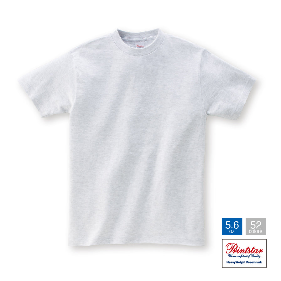 Printstar 5.6ozヘビーウエイトTシャツ 085-CVT(無地)