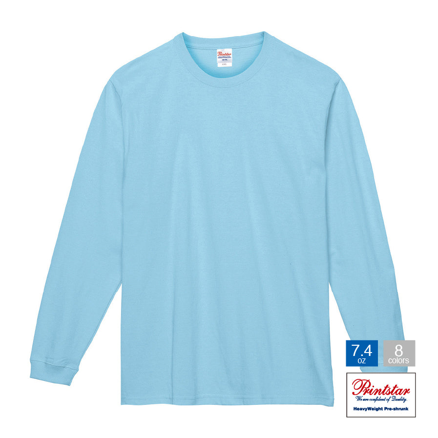 Printstar 7.4ozスーパーヘビー長袖Tシャツ 149-HVL(無地)