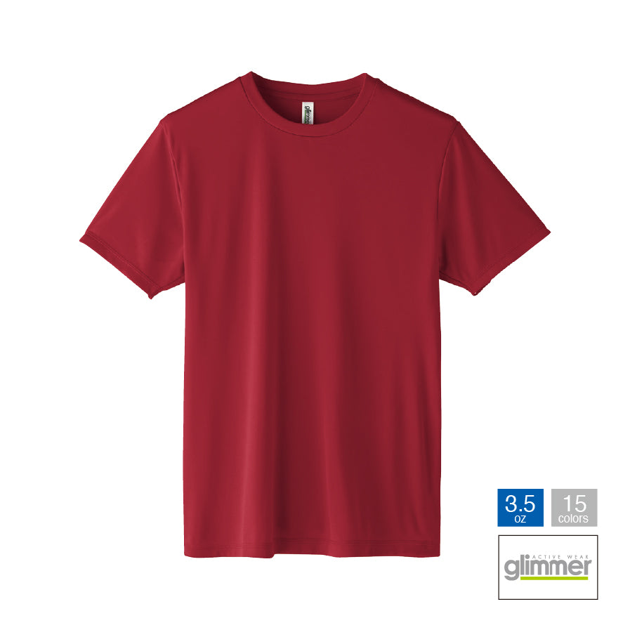 glimmer　3.5ozインターロックドライTシャツ　350-AIT（無地）