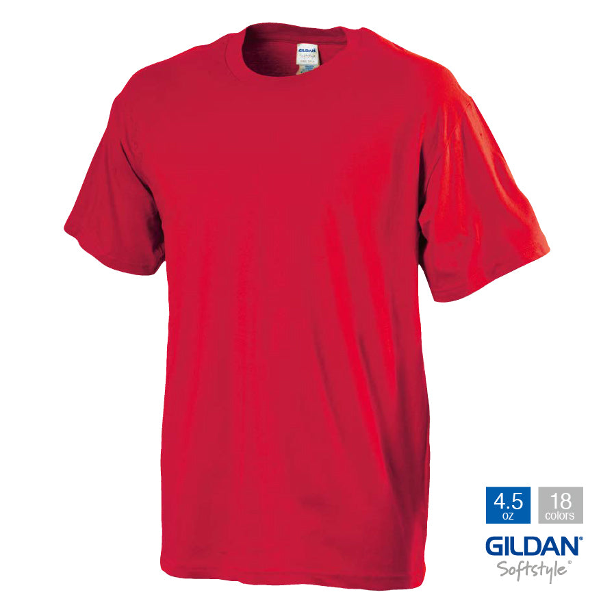 GILDAN　4.5ozソフトスタイルジャパンスペックTシャツ　GL63000（無地）