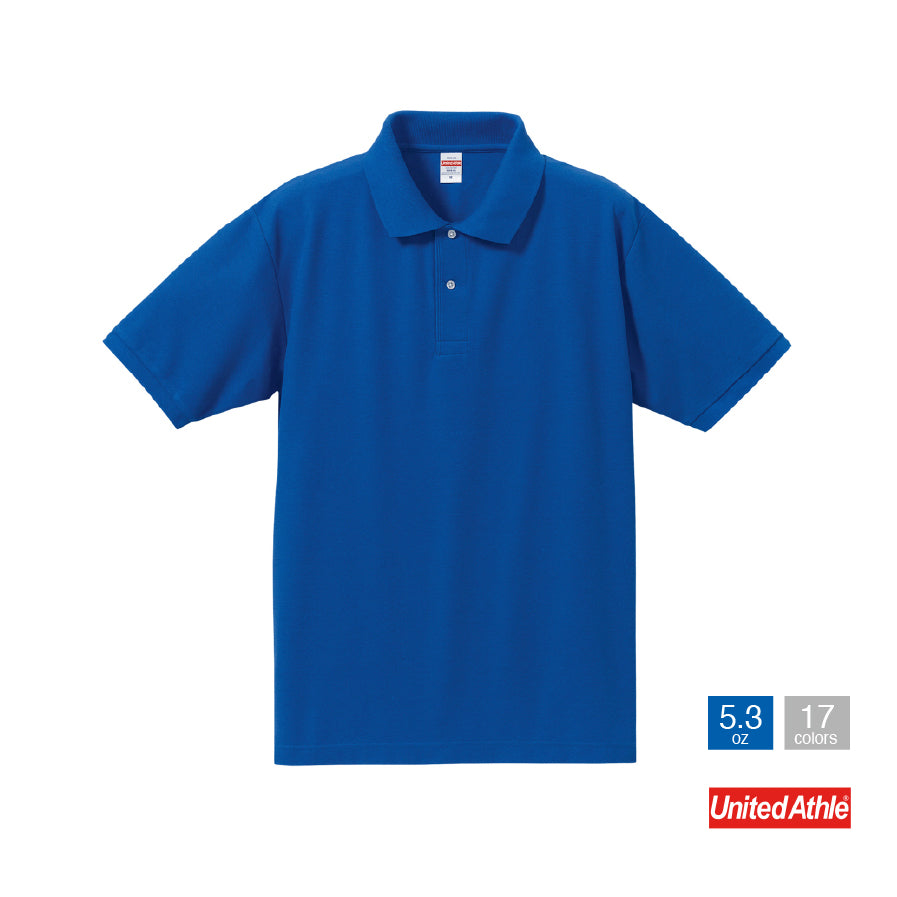 UnitedAthle　5.3ozドライカノコユーティリティーポロシャツ　5050（無地）