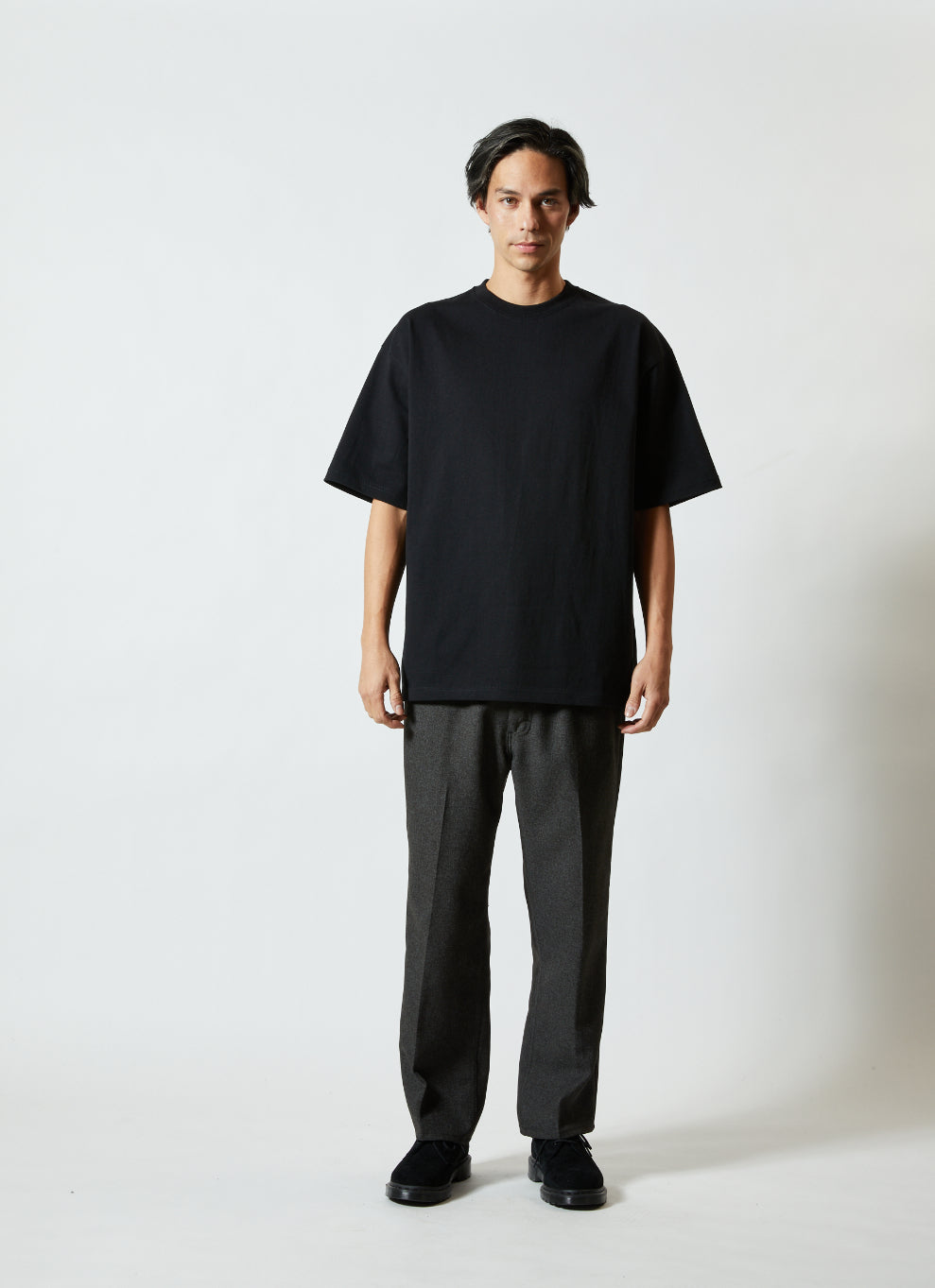 プリントブレイン｜UnitedAthle　9.1ozマグナムウエイトビッグシルエットTシャツ　4411｜着用イメージ前