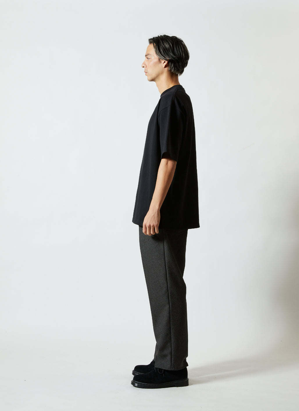 プリントブレイン｜UnitedAthle　9.1ozマグナムウエイトビッグシルエットTシャツ　4411｜着用イメージ横