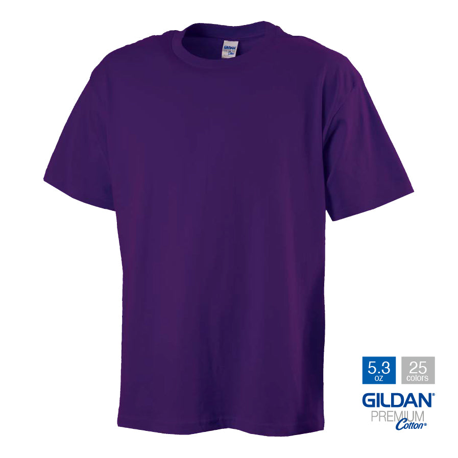 GILDAN　5.3ozプレミアムコットンジャパンスペックTシャツ　GL76000（無地）